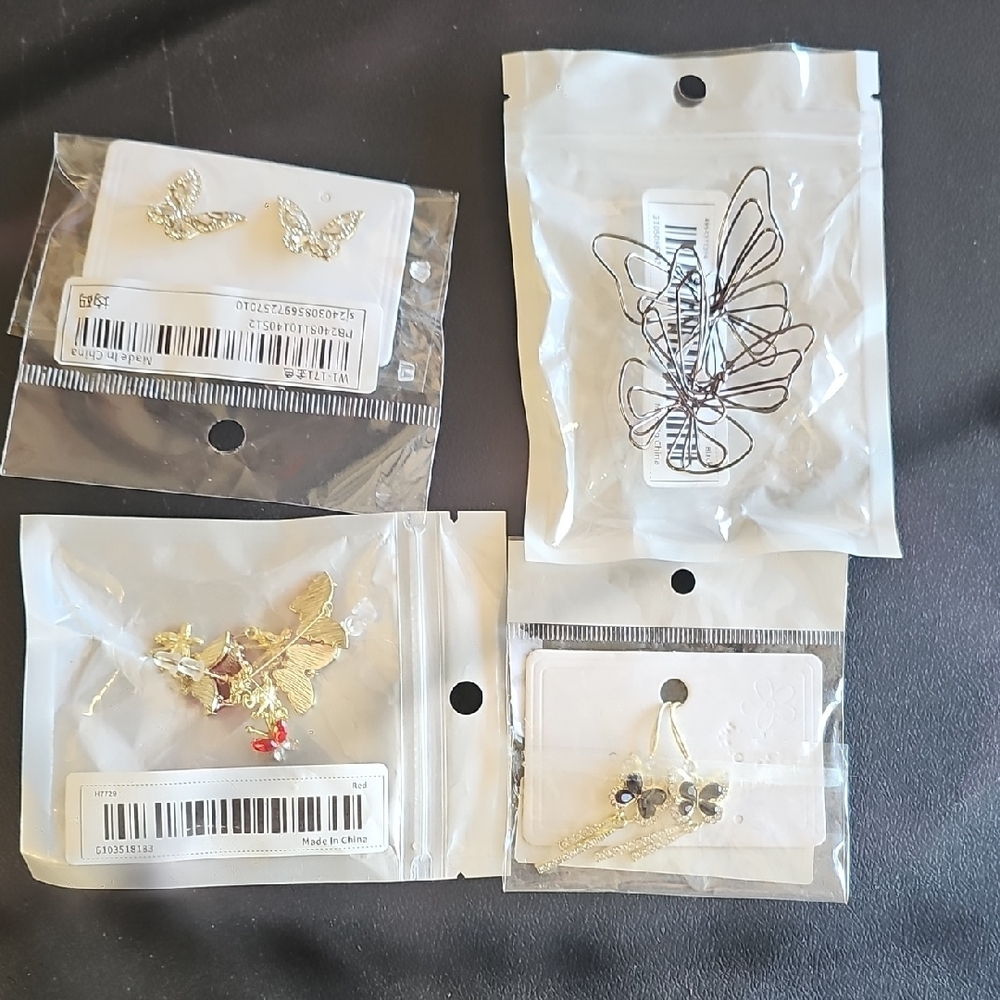 Elegant Butterfly Jewelry Set
